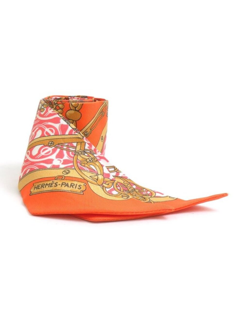 Hermes Scarf Twilly Orange